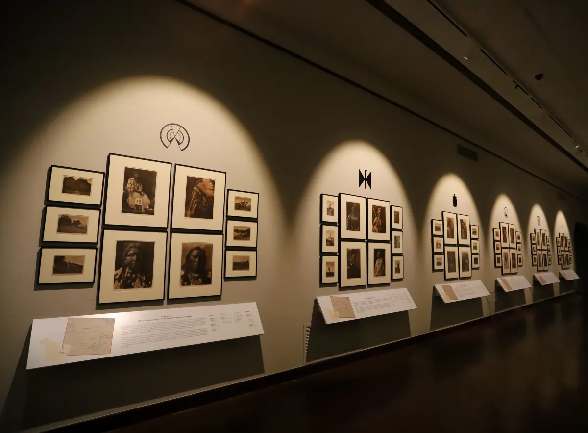 Catching Shadows on the Plains exhibit at Woolaroc Museum, photo 1