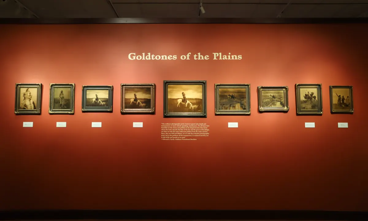 Catching Shadows on the Plains exhibit at Woolaroc Museum, photo 3